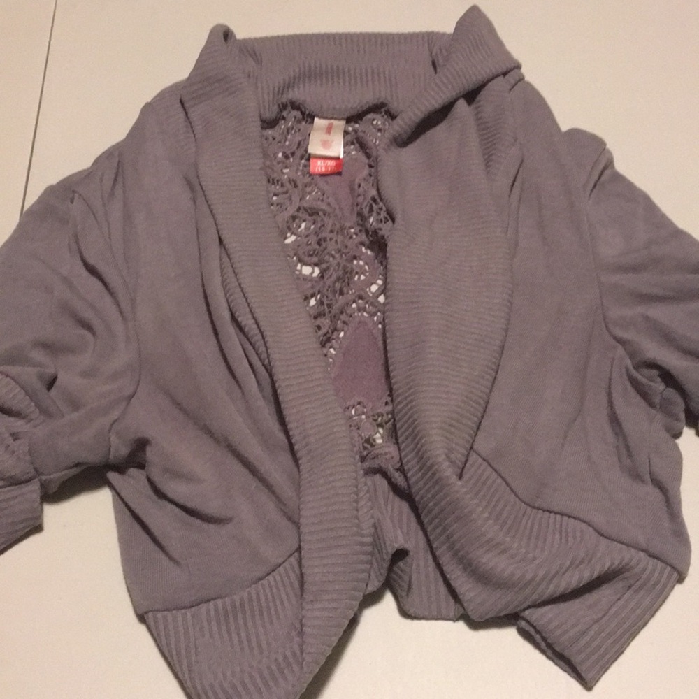 Woman’s top with lace back